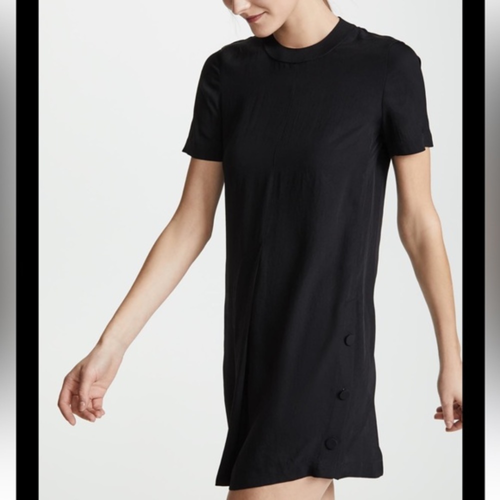 Rag & Bone Women’s Black Aiden Tee‎ Shirt Dress